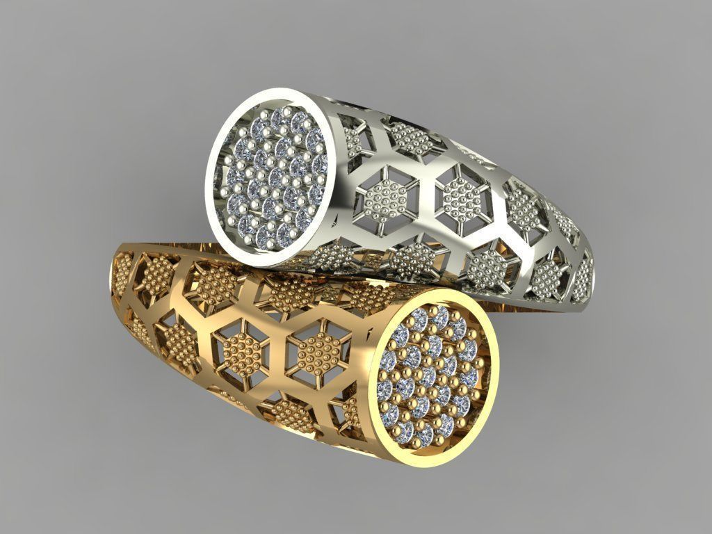 GC GOLD Y005- Diamond 3D model  3D print model_1