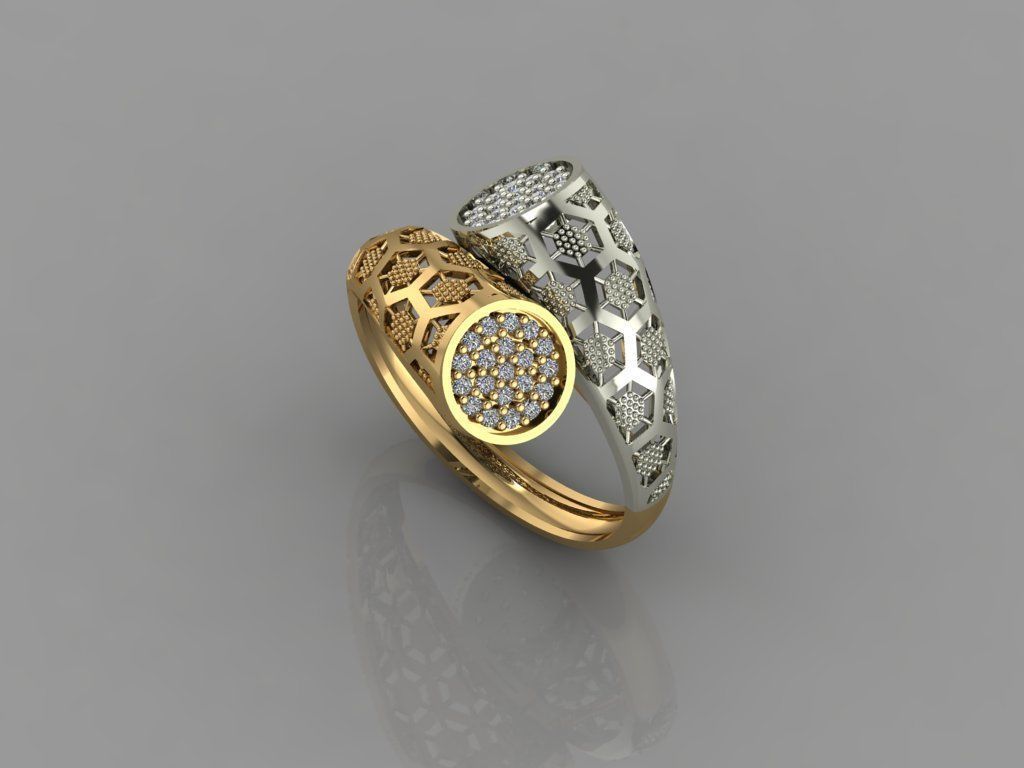 GC GOLD Y005- Diamond 3D model  3D print model_2