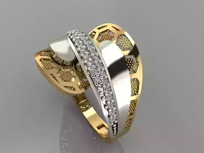 GC GOLD Y007- Diamond 3D model  3D print model
