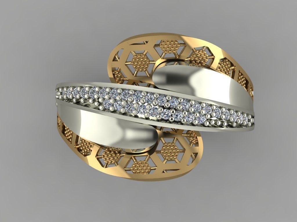 GC GOLD Y007- Diamond 3D model  3D print model_1