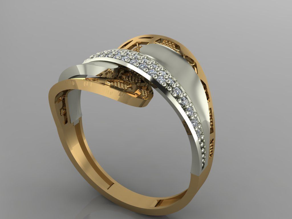GC GOLD Y007- Diamond 3D model  3D print model_2