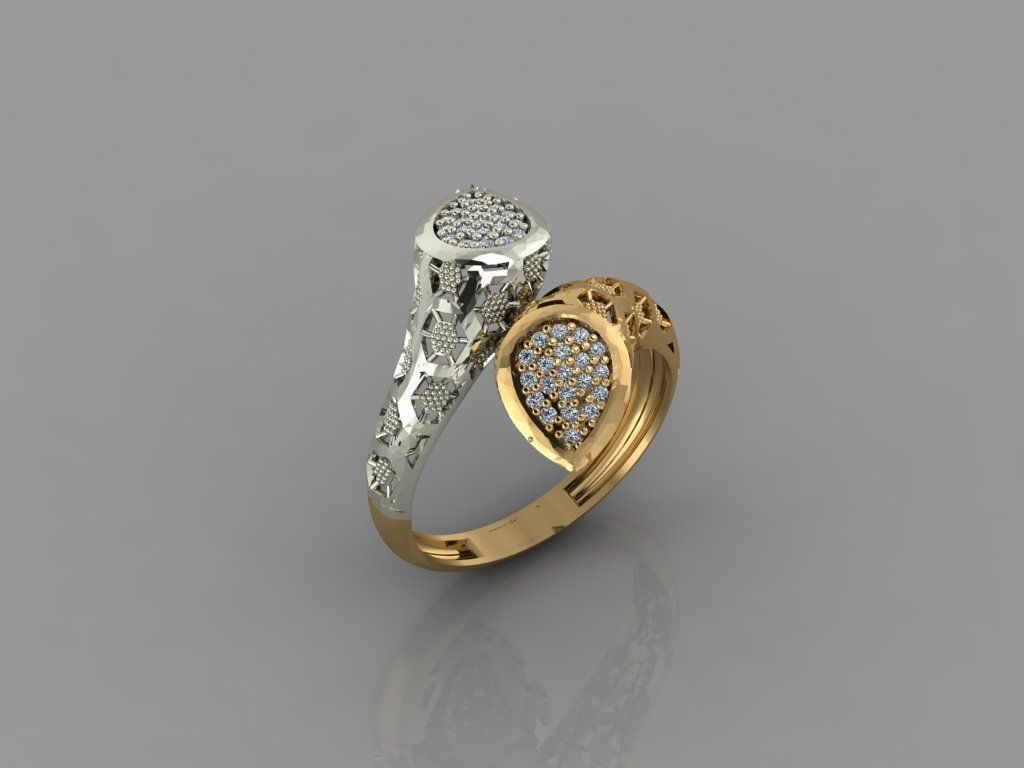 GC GOLD Y008- Diamond 3D model 3D print model_2