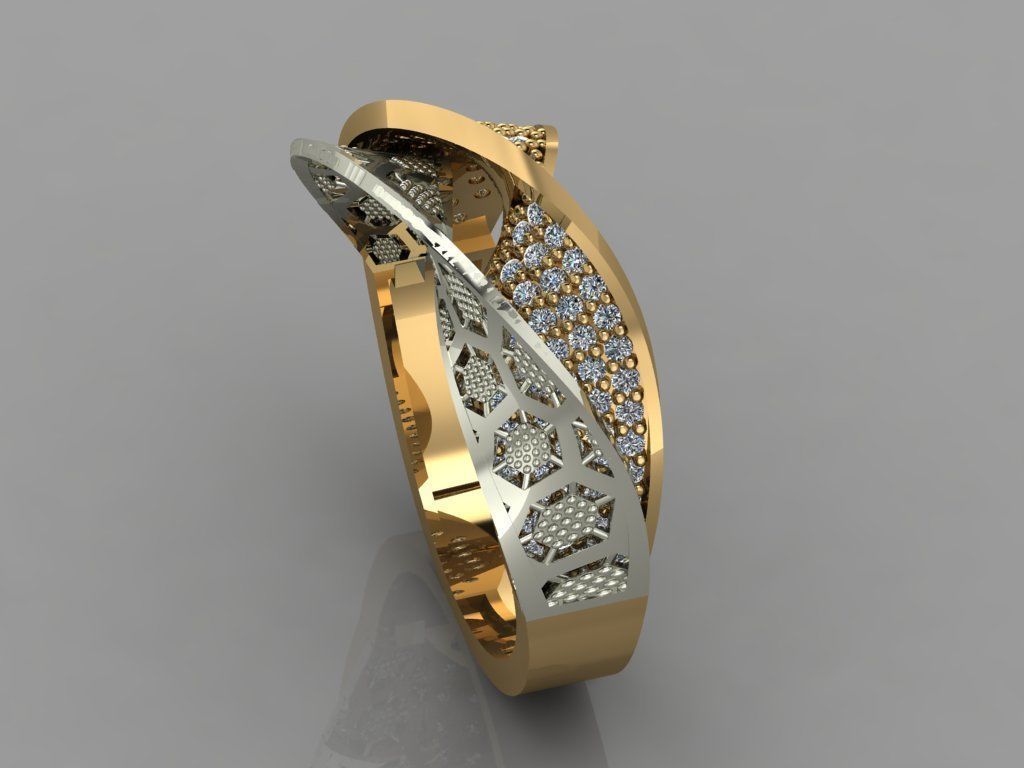 GC GOLD Y009- Diamond 3D model 3D print model_4