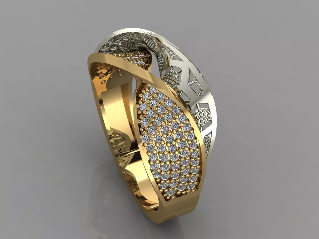 GC GOLD Y009- Diamond 3D model 3D print model_0