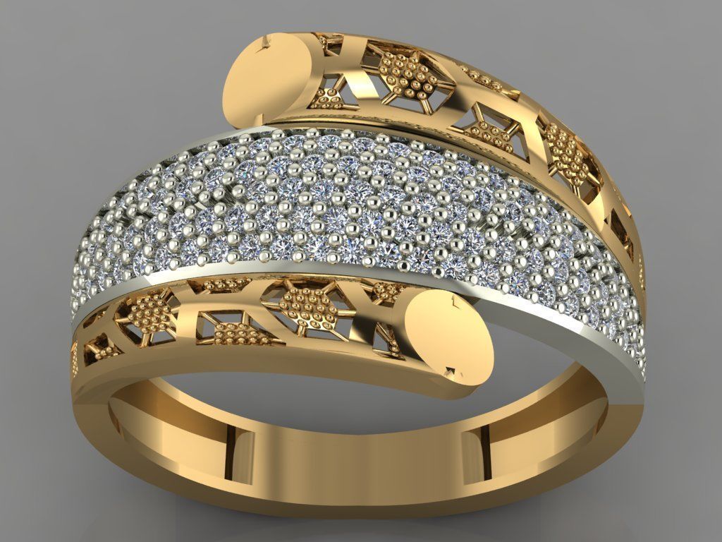 GC GOLD Y010- Diamond 3D model 3D print model_2