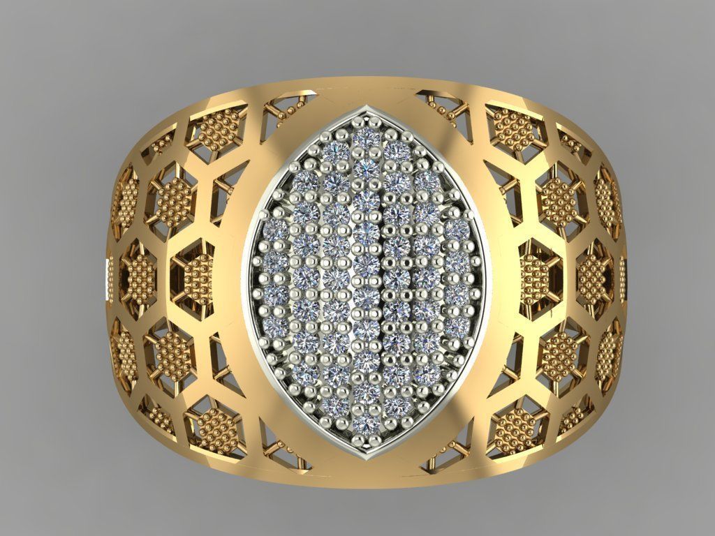 GC GOLD Y011- Diamond 3D model 3D print model_3