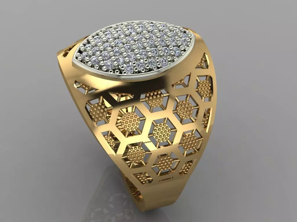 GC GOLD Y011- Diamond 3D model 3D print model_0