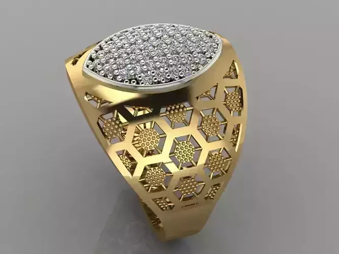 GC GOLD Y011- Diamond 3D model 3D print model
