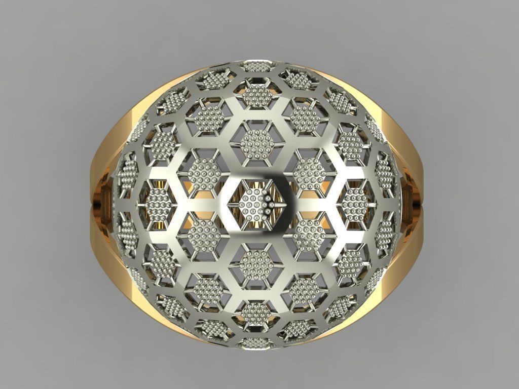 GC GOLD Y012- Diamond 3D model 3D print model_1