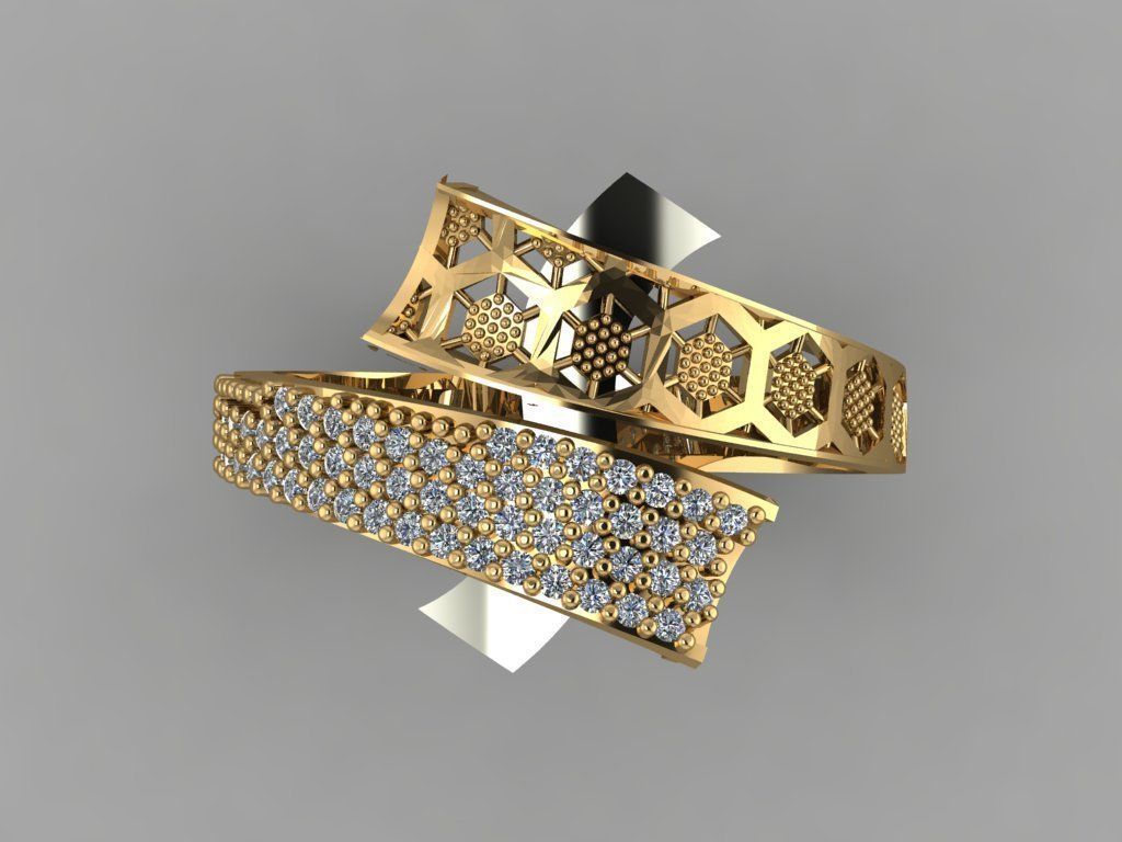 GC GOLD Y014- Diamond 3D model 3D print model_2
