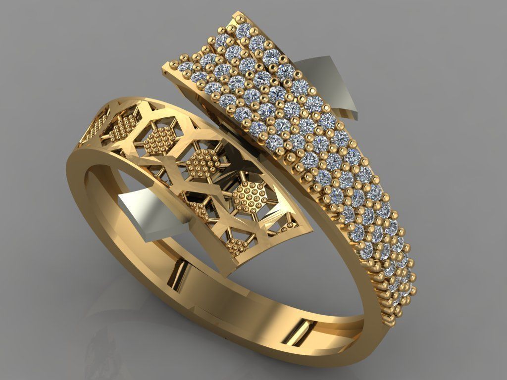 GC GOLD Y014- Diamond 3D model 3D print model_1