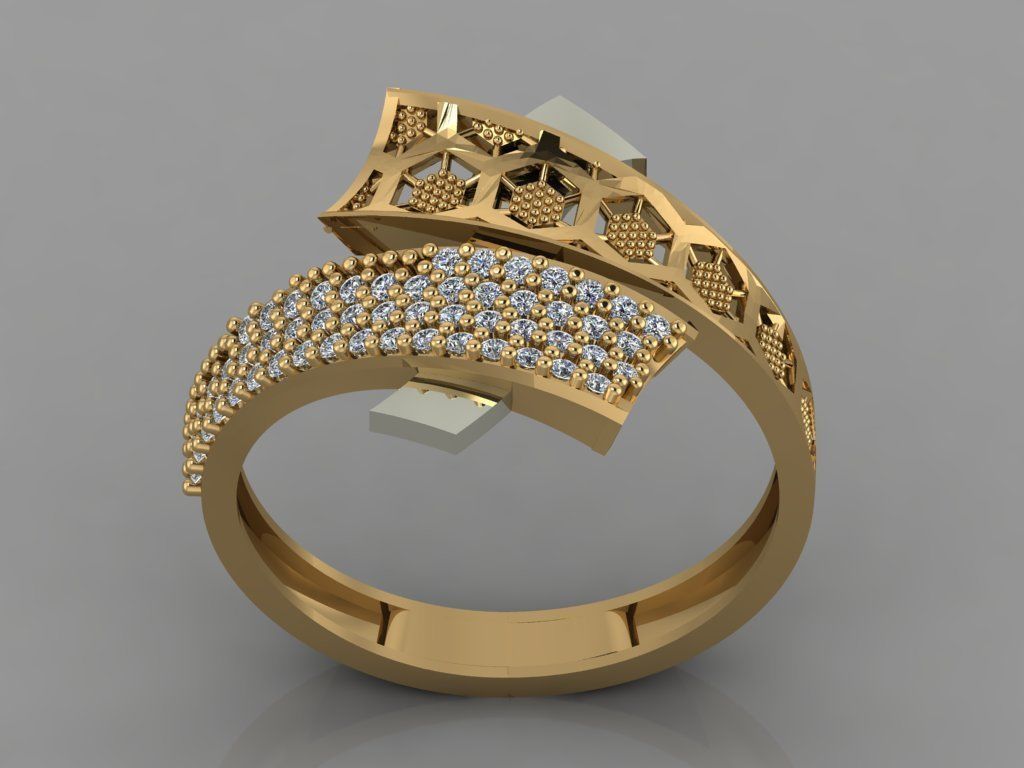 GC GOLD Y014- Diamond 3D model 3D print model_3