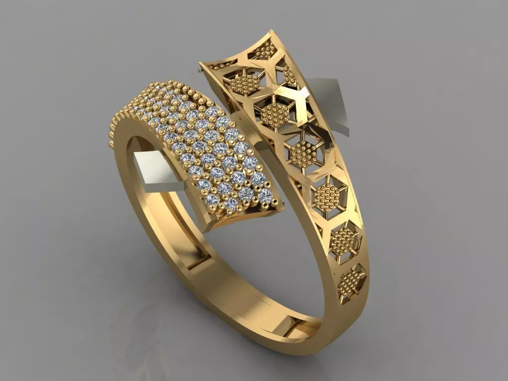 GC GOLD Y014- Diamond 3D model 3D print model_0
