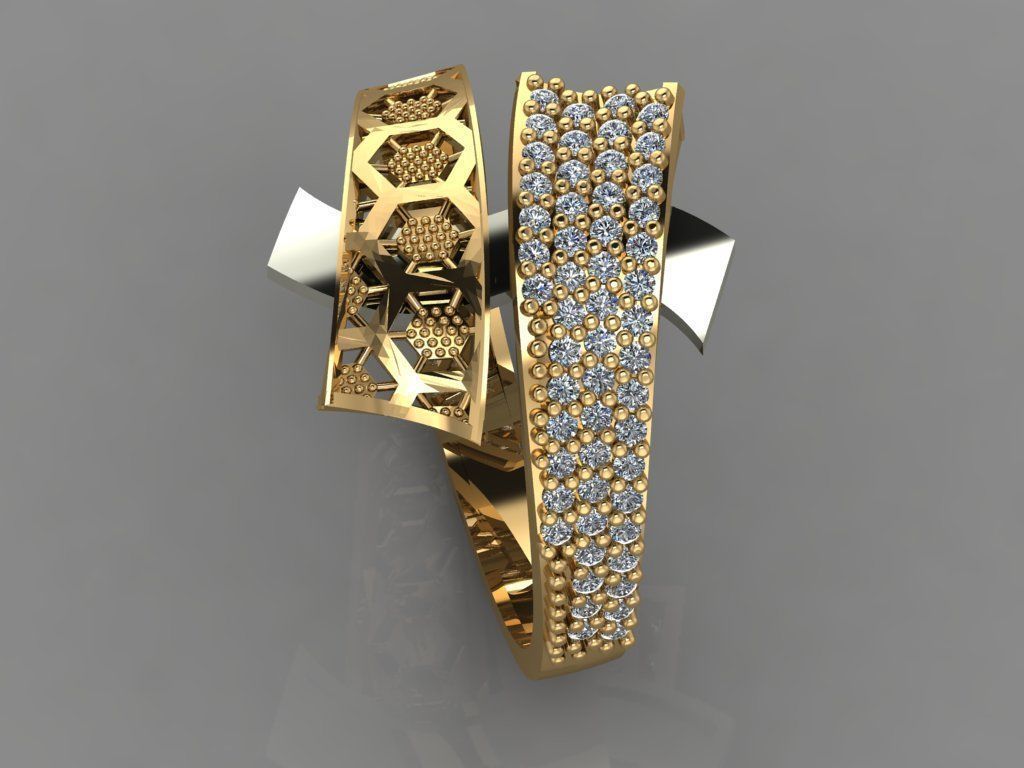 GC GOLD Y014- Diamond 3D model 3D print model_4