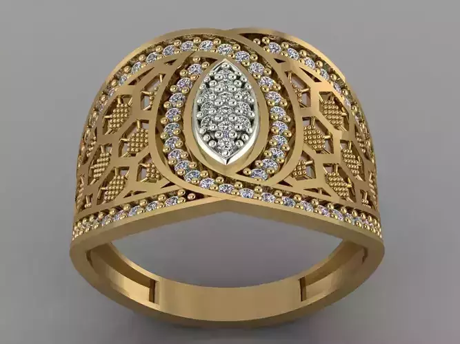 GC GOLD Y015- Diamond 3D model  3D print model