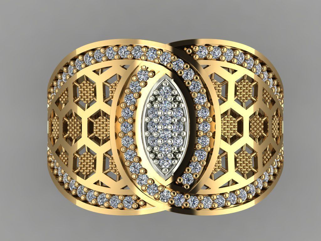 GC GOLD Y015- Diamond 3D model  3D print model_4