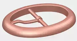 Shoe buckle 2 3D model