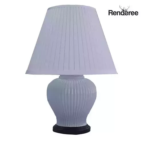White Ceramic Lamp