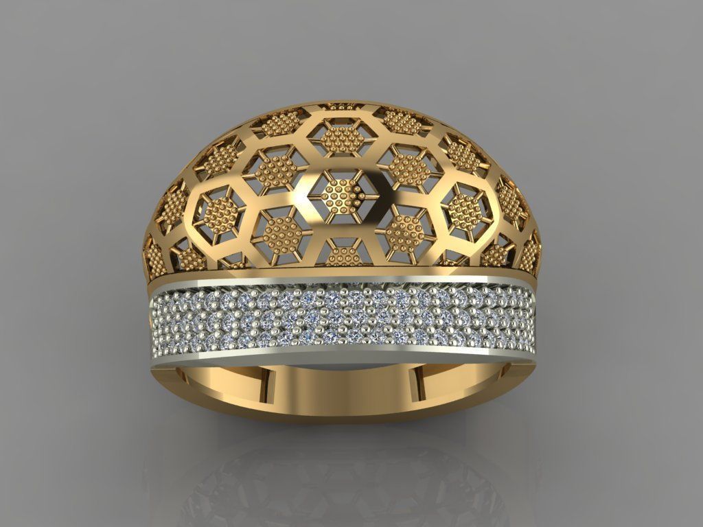 GC GOLD Y017- Diamond 3D model 3D print model_1