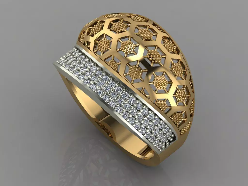 GC GOLD Y017- Diamond 3D model 3D print model_0