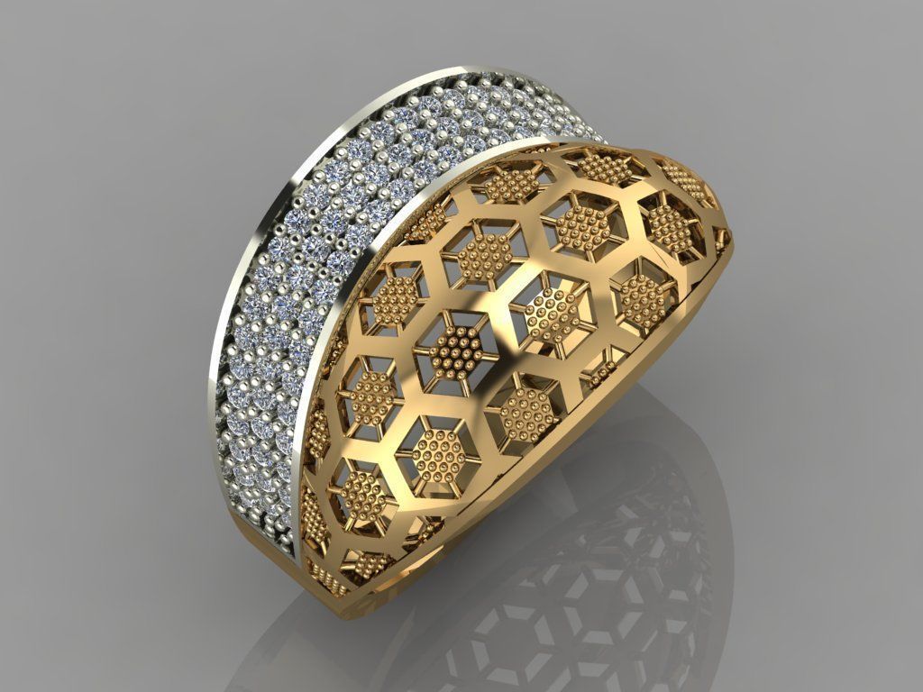 GC GOLD Y017- Diamond 3D model 3D print model_3