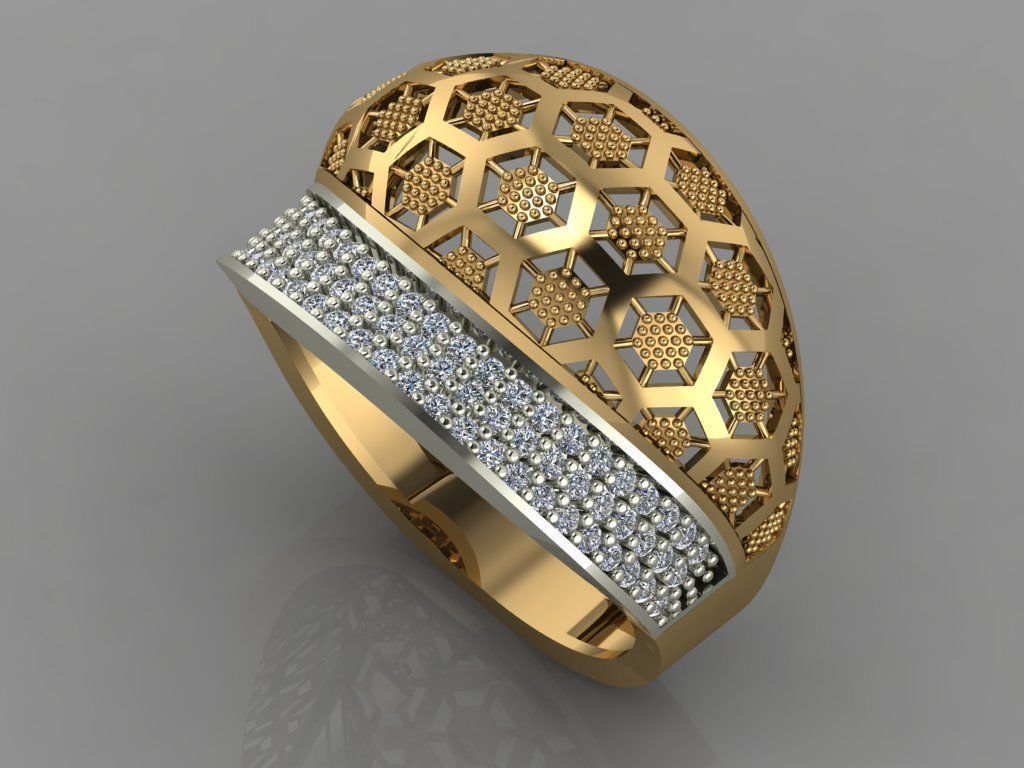 GC GOLD Y017- Diamond 3D model 3D print model_2