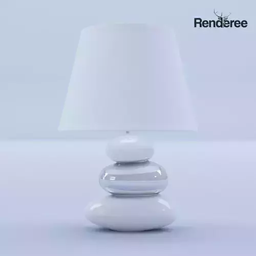 Ceramic Lamp White 2