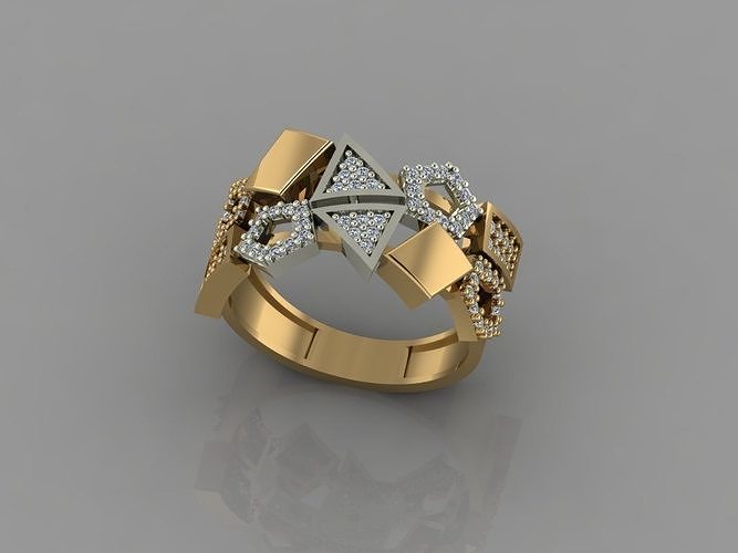 GC GOLD Y023- Diamond 3D modeL 3D print model