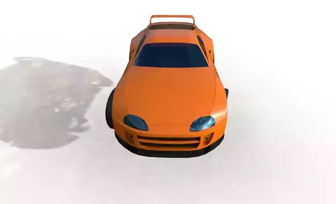 toyota supra cartoon car 