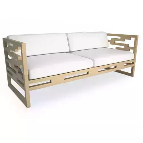 Kontiki Wooden Outdoor Sofa Emu