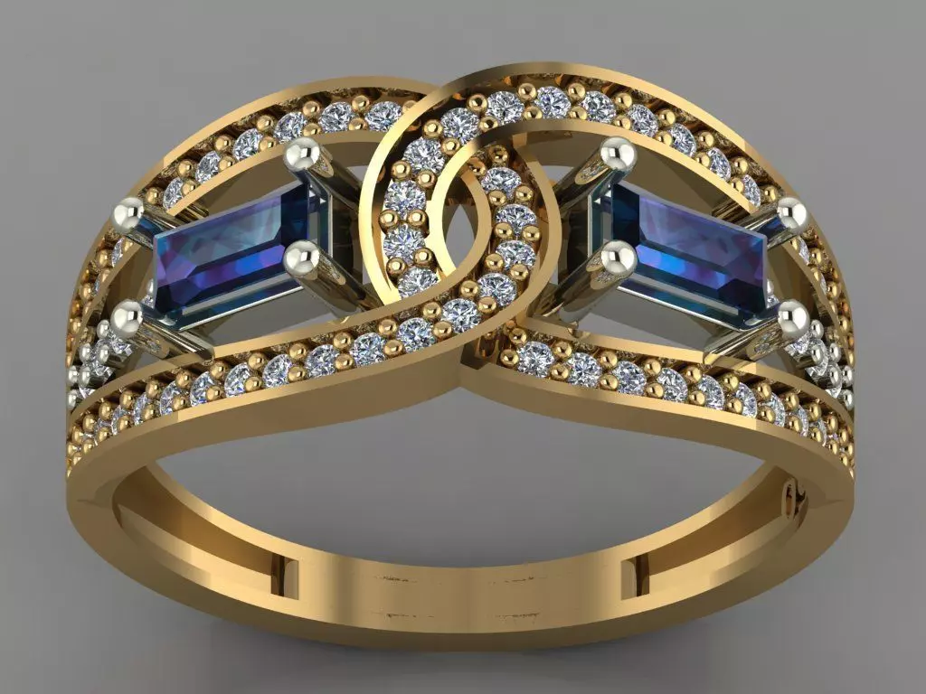 GC GOLD Y025- Diamond 3D modeL 3D print model_0