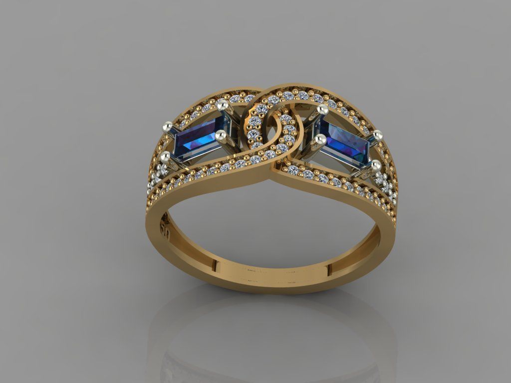 GC GOLD Y025- Diamond 3D modeL 3D print model_2