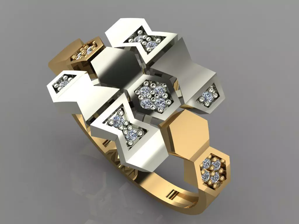 GC GOLD Y027- Diamond 3D modeL 3D print model_0