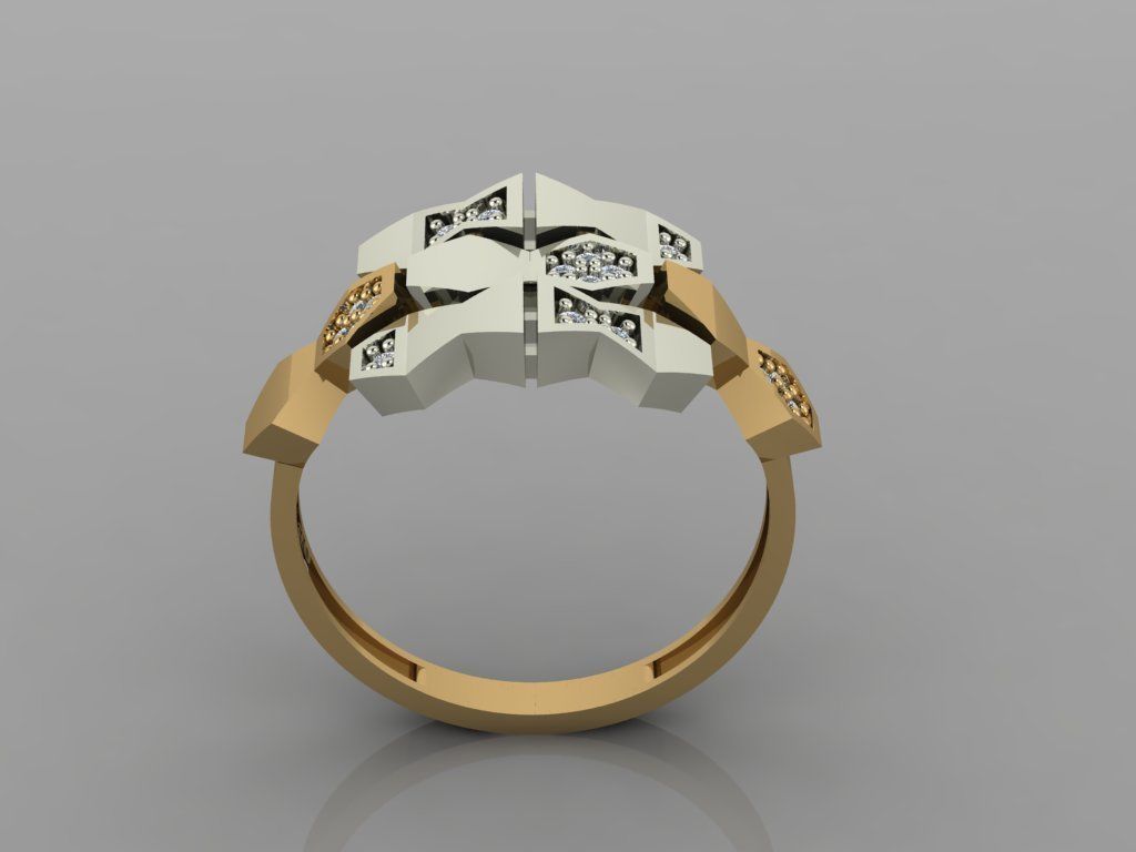 GC GOLD Y027- Diamond 3D modeL 3D print model_3