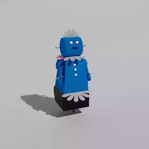 Jetsons - Rosey Robot Low-poly 3D model