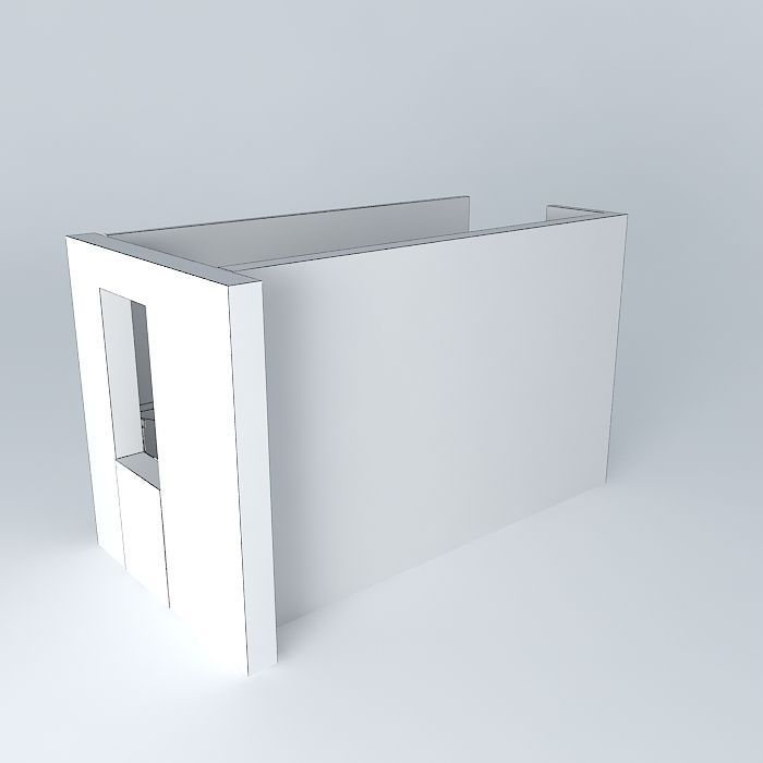 Modern Bathroom Set Free 3D model_3