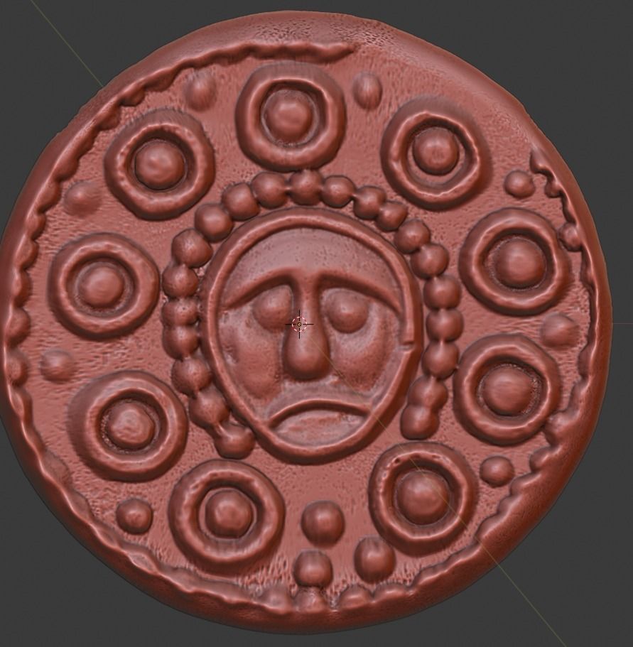 celtic coin 4 3D print model_9