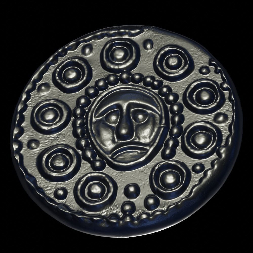 celtic coin 4 3D print model_5