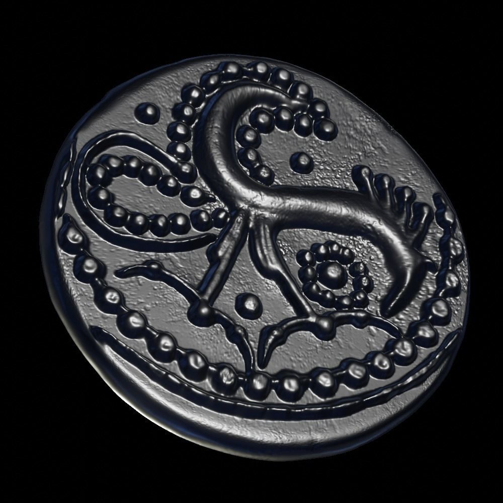 celtic coin 4 3D print model_4