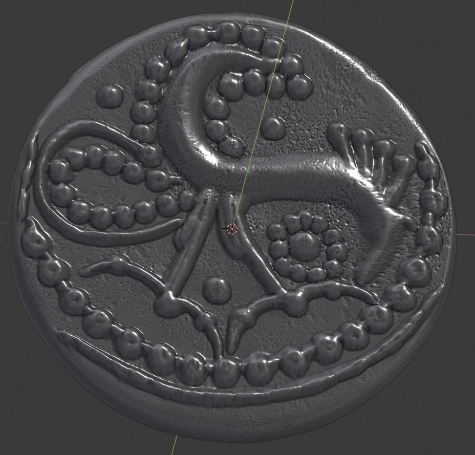 celtic coin 4 3D print model_8