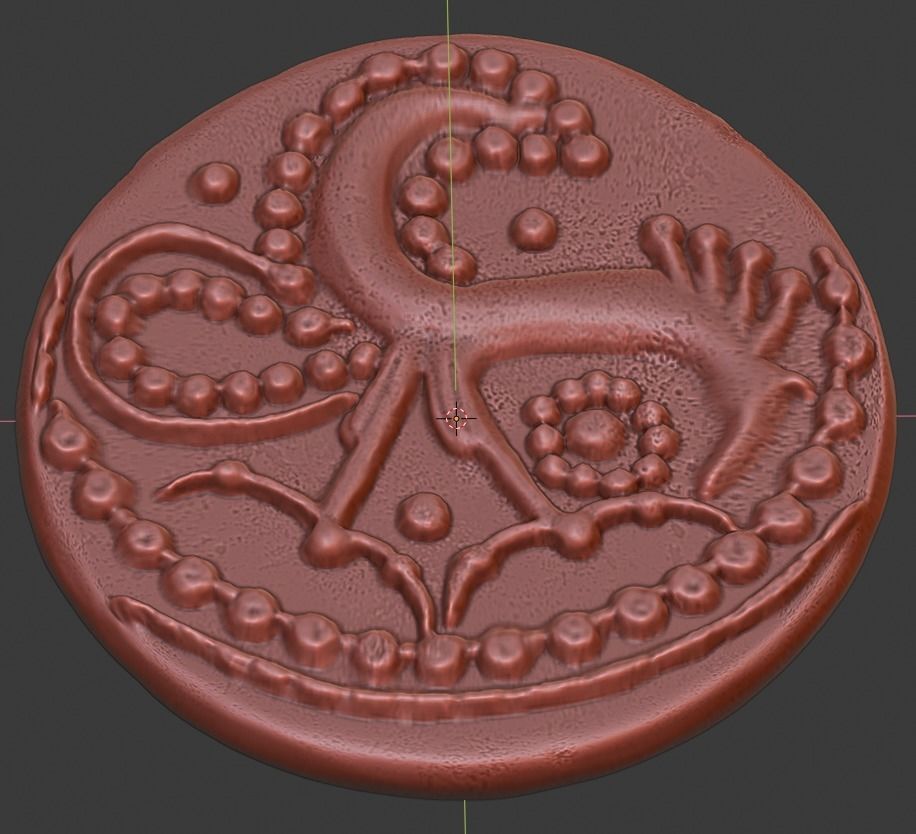 celtic coin 4 3D print model_10