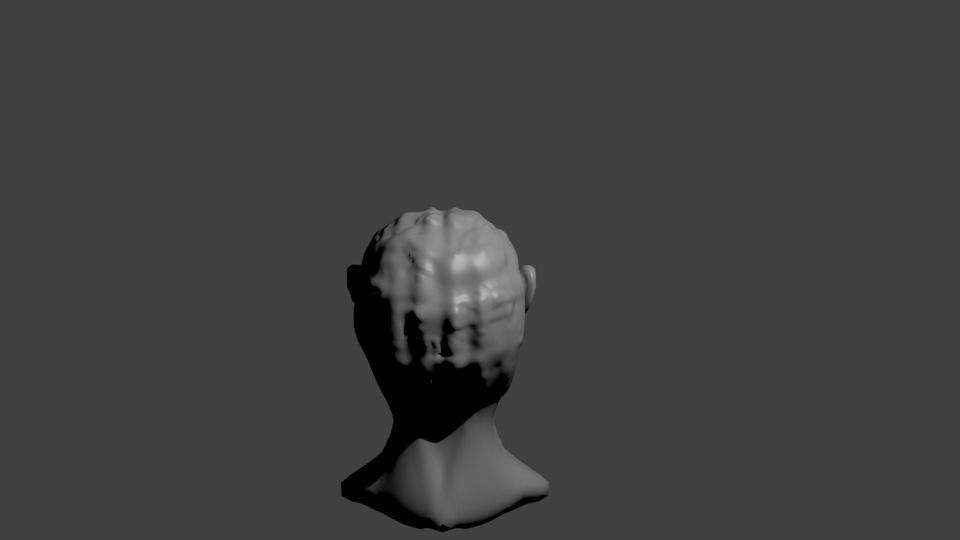 human head Free 3D model_2