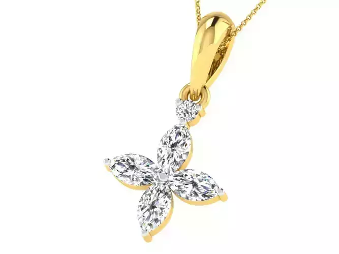 Women light weight pendant 3dm stl render detail