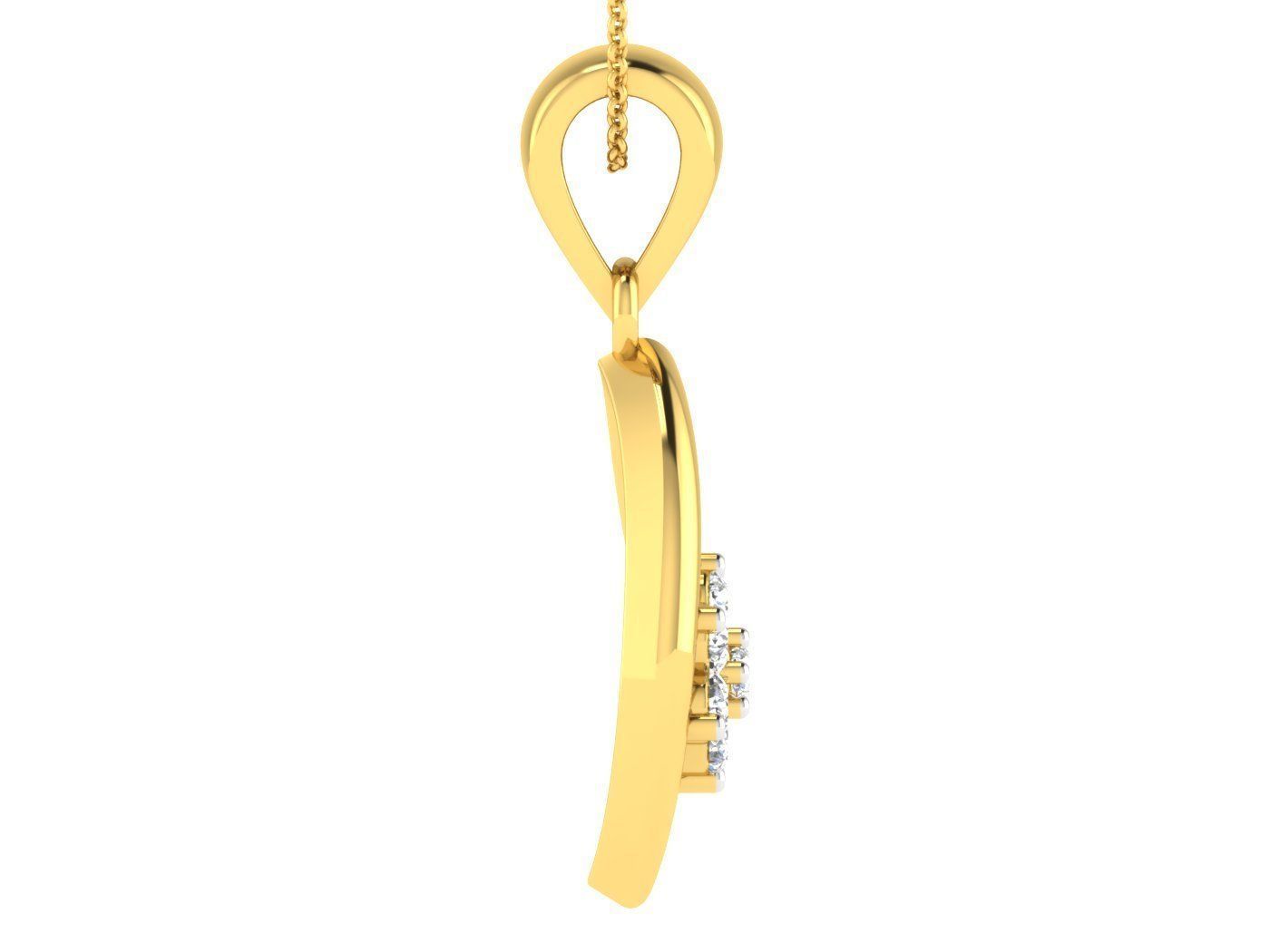 Women light weight pendant 3dm stl render detail 3D print model_2