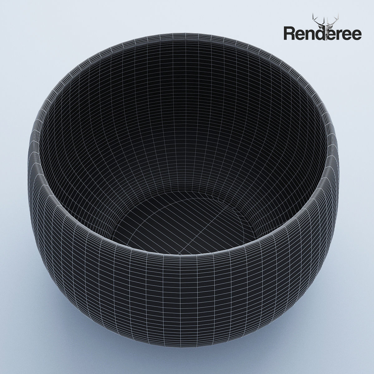 Glass Bowl 3D model_5