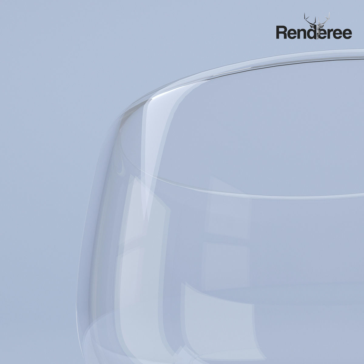 Glass Bowl 3D model_4