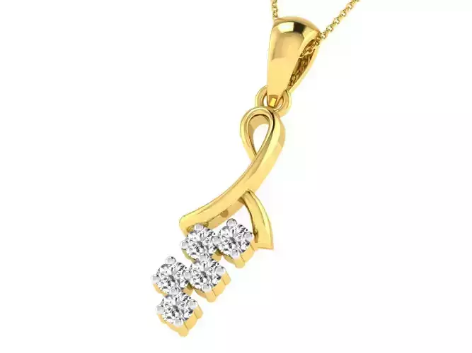 Women light weight pendant 3dm stl render detail 