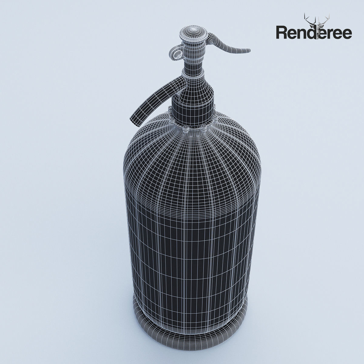 Siphon Bottle 3D model_4