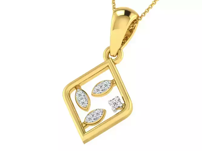 Women light weight pendant 3dm stl render detail 