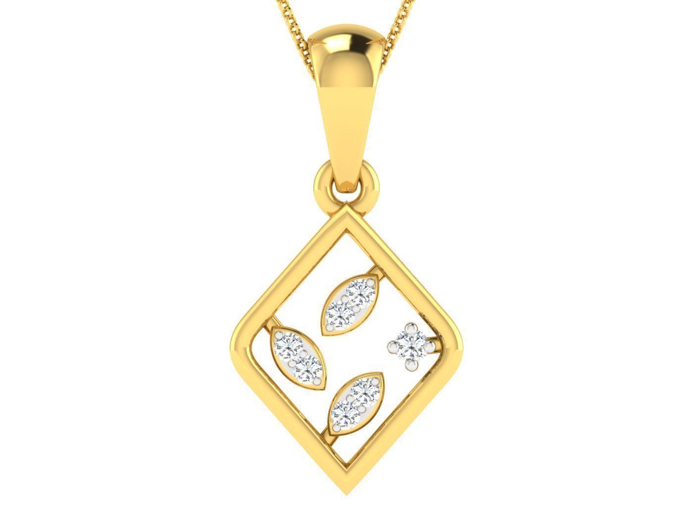 Women light weight pendant 3dm stl render detail  3D print model_1